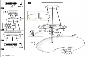 Подвесной светильник Eglo ПРОМО Optica 86814 - 2