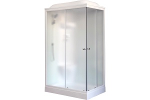 Душевая кабина Royal Bath HP 120х80 R профиль белый стекло матовое - 3