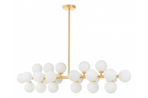 Люстра на штанге LUMINA DECO Marsiada LDP 6033-24 GD - 2