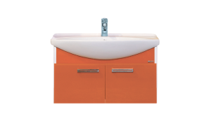 Джулия - 85 Тумба подвесная оранжевая