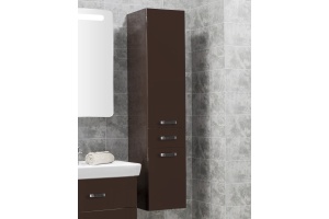 Шкаф-пенал Aquaton Америна 34 темно-коричневый - 2