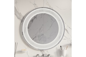 Зеркало круглое DIWO Тула 77 с подсветкой, круглое, сенсорное управление