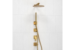 A3651.283.284.180.259.285.194.286 Встраиваемый комплект для ванны с верхней душевой насадкой, лейкой - 2