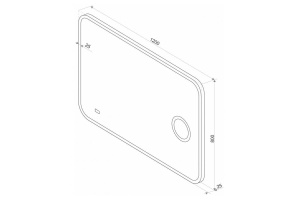Зеркало Misty Стайл В 135 120 - 2