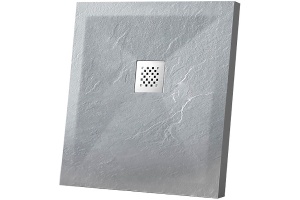 Поддон для душа Vincea 90х90 серый матовый