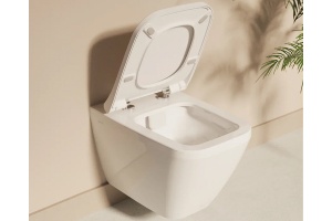 Чаша подвесного унитаза VitrA Integra Square белая без сиденья - 2