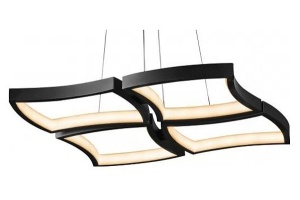 Подвесная люстра iLedex Roomy 8196-4-D-T BK