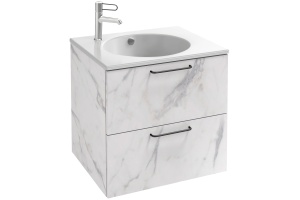 Тумба под раковину Jacob Delafon Odeon Rive Gauche 60 белый - черный