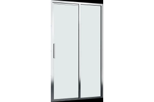 Душевая дверь в нишу Wasserkraft Lopau 120х200 R профиль хром стекло прозрачное