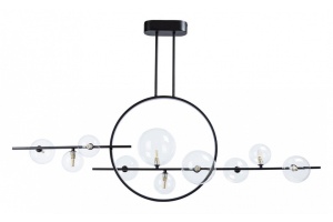 Подвесная светодиодная люстра Arte Lamp Saturn A7790SP-75BK