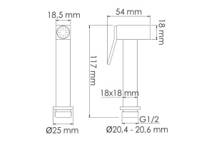 A136 Гигиеническая лейка с фиксатором - 3