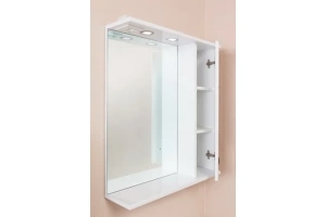 Зеркало-шкаф Onika Балтика 67 R с подсветкой белый - 3