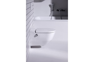 Унитаз подвесной Laufen Cleanet navia с сиденьем микролифт, белый (8.2060.1.400.000.1) - 2