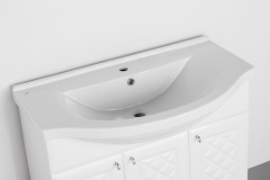 Тумба с раковиной Style Line Канна 90 белая - 3