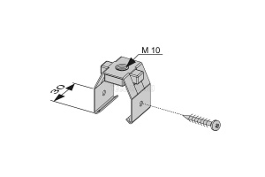 Установочный элемент с резьбой М10 - 2