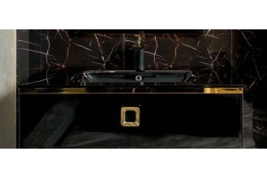 Тумба под раковину Armadi Art Lucido 80 черный