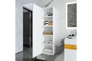 Шкаф подвесной Бриклаер Берлин 90 белый глянец (4627125416118) - 3