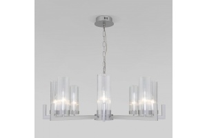 Подвесная люстра Eurosvet Arganie 60133/8 серебро - 3