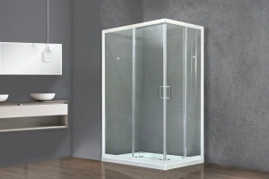 Душевой уголок Royal Bath HPD 85х80 профиль белый стекло прозрачное - 2