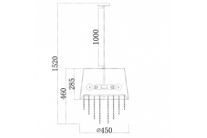 Подвесной светильник Escada Charm 652/3S White - 3