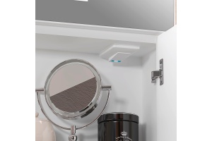 Зеркало - шкаф Opadiris Фреш 100 с подсветкой белый - 3