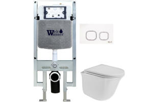 Комплект Weltwasser AMBERG 497 ST + TELBACH 004 GL-WT + AMBERG RD-WT (10000006766)