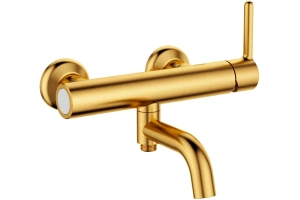 Смеситель для ванны и душа Cezares Eco золото, глянцевый (ECO-VD-BORO)