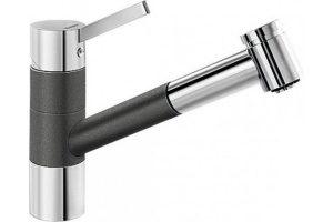 Смеситель для кухонной мойки Blanco Tivo серый, хром (518798)