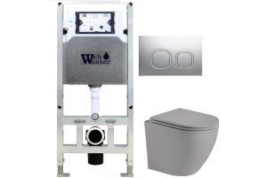 Комплект Weltwasser AMBERG 506 ST + MERZBACH 004 MT-GR + AMBERG RD-MT CR (10000006909)