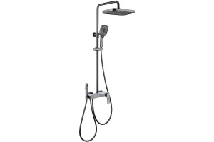 Душевая стойка Black&White Universell черная