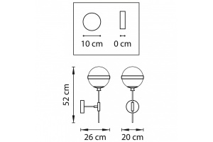 Бра Lightstar Globo 813611 - 2