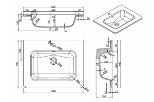Мебельная раковина Vincea Alba 60 белая - 2