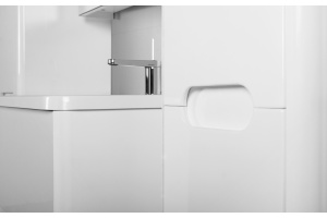 Шкаф-пенал Vod-Ok Флорена 30 R, белый - 3