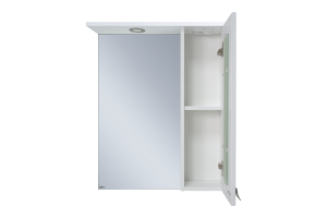 Зеркало-шкаф Misty Урал 60 правое белое с подсветкой - 2