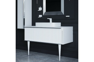 Тумба под раковину Boheme Armadi Art Vallessi Avantgarde 80 белый - хром - 3