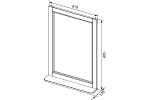 Зеркало Aquanet Бостон М 60 - 3