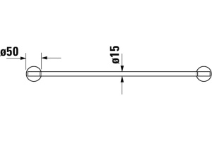 Полотенцедержатель Duravit Starck T 0099424600 черный - 3