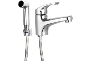Смеситель для раковины DIWO Коломна KL-05cr с гигиеническим душем