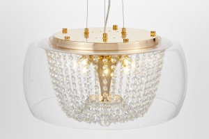 Подвесной светильник LUMINA DECO Disposa LDP 7018-500 PR+F.GD - 2