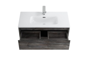 Тумба с раковиной BelBagno Kraft 39 80 темное дерево - 3