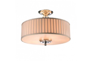 Светильник на штанге Newport 3100 3105/PL бежевый плиссированный