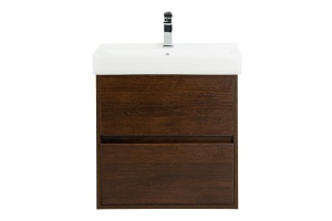 Тумба с раковиной BelBagno Neon 50 темное дерево