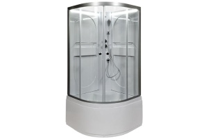 Душевая кабина Deto L 80х80 хром (L680NLED) - 2