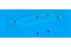 Крепление к стене для ванны Ideal Standard хром - 2