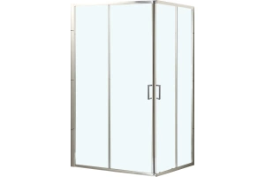 Душевой уголок BelBagno Uno 120х90 стекло прозрачное (UNO-195-AH-2-100/90-C-Cr) - 2