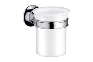 AX Montreux Стакан подвесной, материал: фарфор/металл, цвет: хром