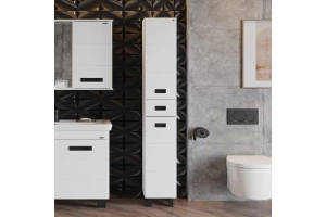 Шкаф-пенал Onika Балтика Black 32 белый (403220) - 2