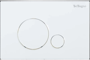 Комплект унитаза с инсталляцией BelBagno Stylus с сиденьем микролифт и кнопкой смыва белый глянцевый - 3