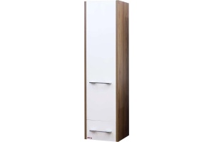 Шкаф-пенал Sanflor Ларго 2 вяз швейцарский, белый L