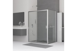 Душевой уголок RGW Classic CL-48-1 130x90 профиль хром стекло прозрачное - 2